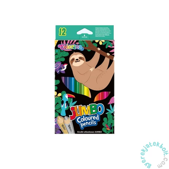 Coolpack - Colorino JUMBO 12 db-os színes ceruza készlet - Lajháros (22037PTR)