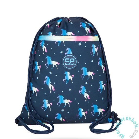 Coolpack - Vert zsinóros hátizsák, tornazsák - Blue Unicorn (F070670)