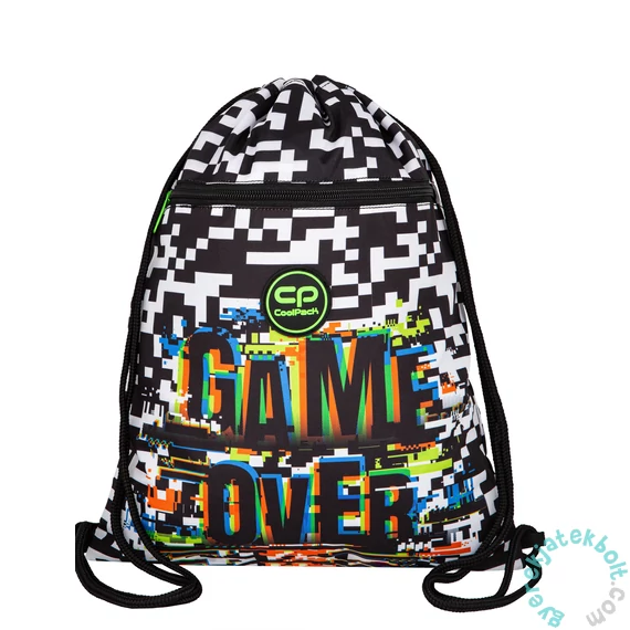 Coolpack - Vert zsinóros hátizsák, tornazsák - Game Over (F070679)