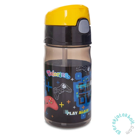 Colorino Handy szívószálas műanyag kulacs - Game 