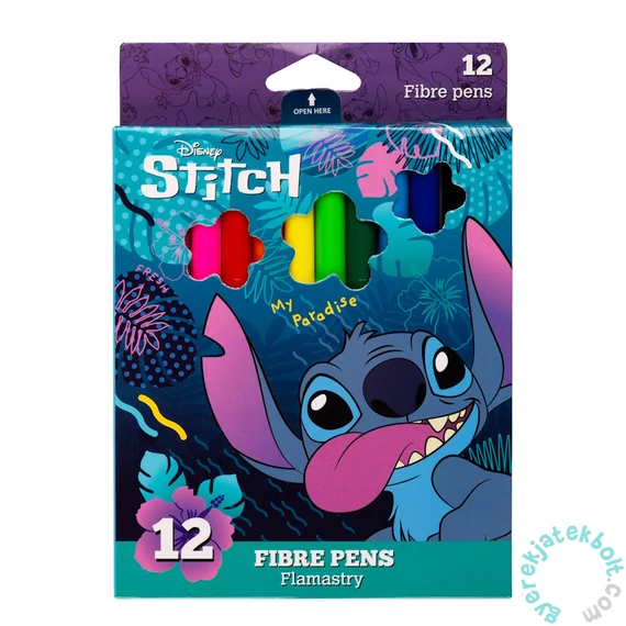 Coolpack - 12 színű filctoll - Disney Fashion - Stitch - Blue (54793PTR)