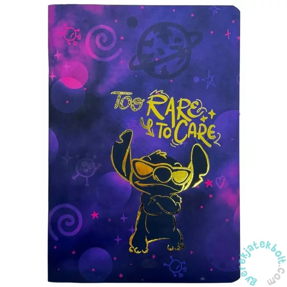 Coolpack - 32 lapos A/5 jegyzetfüzet - Disney Gold - Stitch - vonalas (96236PTR)