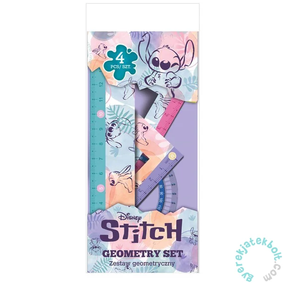Coolpack - 4 db-os vonalzó szett - Disney Fashion - Stitch - Pastel (91958PTR)