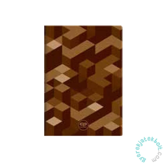 Coolpack - 60 lapos A/5 jegyzetfüzet - City Jungle Brown - kockás (55875CP)