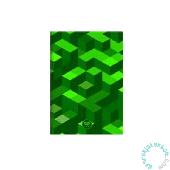 Coolpack - 60 lapos A/5 jegyzetfüzet - City Jungle Green - kockás (55868CP)