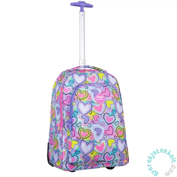 Coolpack - Alan gurulós iskolatáska, hátizsák - Pastel Heart (F124832)