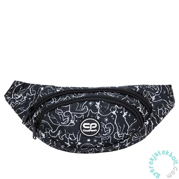Coolpack - Albany kétzsebes övtáska - Black Cats (F075894)