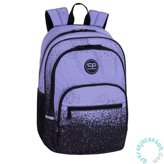 Coolpack - ALfa  ergonomikus iskolatás, hátizsák - 2 rekeszes - Purple Dot (F155976)