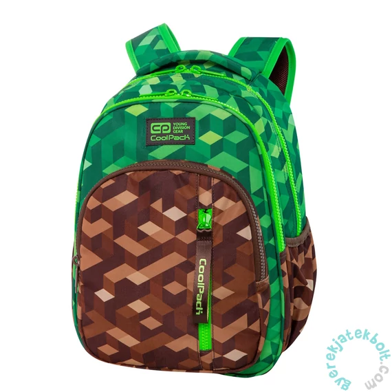 Coolpack - Base ergonomikus iskolatáska, hátizsák - 2 rekeszes - City Jungle (C27199)