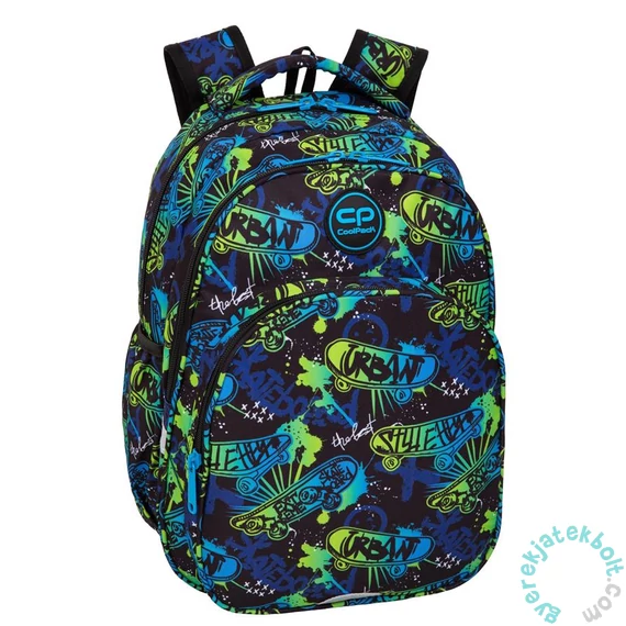 Coolpack - Base Plus iskolatáska, hátizsák - 2 rekeszes - Skate Night (F027930)