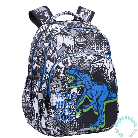 Coolpack - Base Plus iskolatáska, hátizsák - 2 rekeszes - T-Rex (F027853)