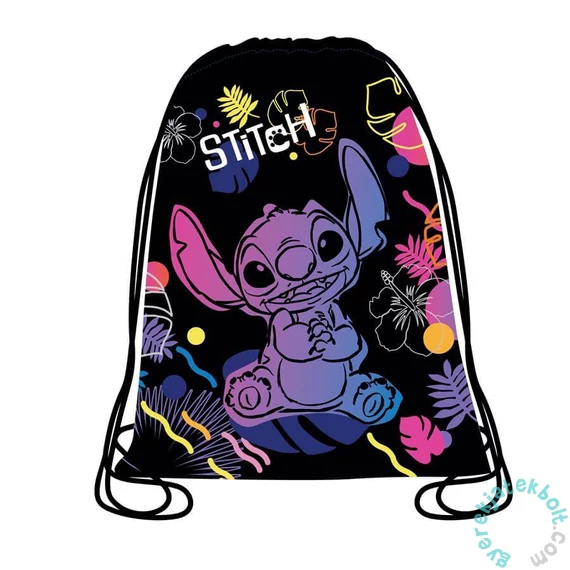 Coolpack - Beta hátizsák, tornazsák - Disney Fashion - Stitch - Black (F054886)
