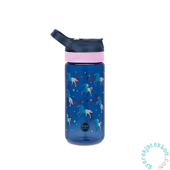 Coolpack - Bibby műanyag kulacs 420 ml - Blue Unicorn (Z08670)