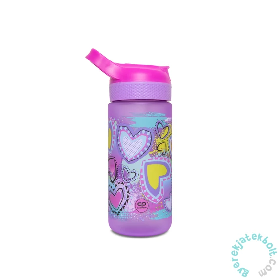 Coolpack - Bibby műanyag kulacs 420 ml - Pastel Heart (Z08832)