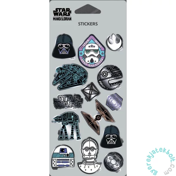 Coolpack - Black Collection - Star Wars - Mandalorian matrica
