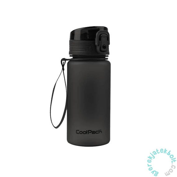 Coolpack - Brisk Mini műanyag kulacs 400 ml - Rpet Black (Z17641)