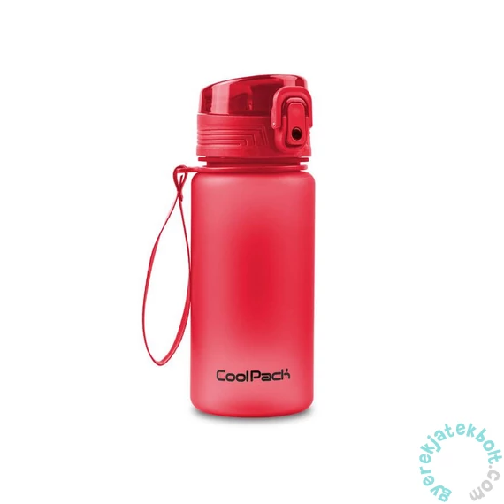 Coolpack - Brisk Mini műanyag kulacs 400 ml - Rpet Red (Z17642)