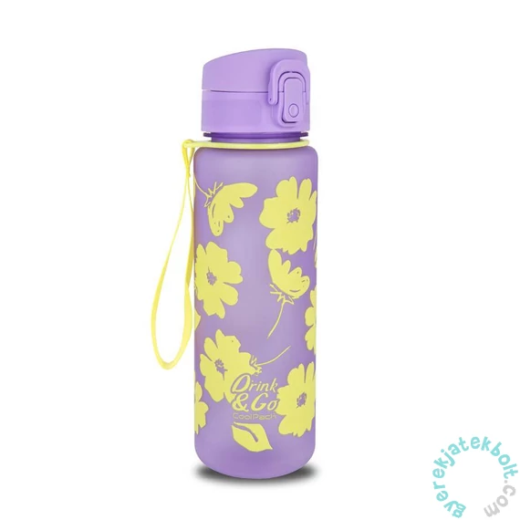 Coolpack - Brisk műanyag kulacs 600 ml - Flores Lila (Z16913)