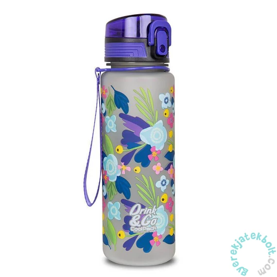 Coolpack - Brisk műanyag kulacs 600 ml - Flower Me (Z16740)
