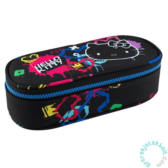 Coolpack - Campus ovális tolltartó - Hello Kitty - Black Neon (F062034)
