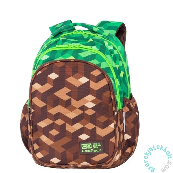 Coolpack - Jerry ergonomikus iskolatáska, hátizsák - 3 rekeszes - City Jungle (C29199)