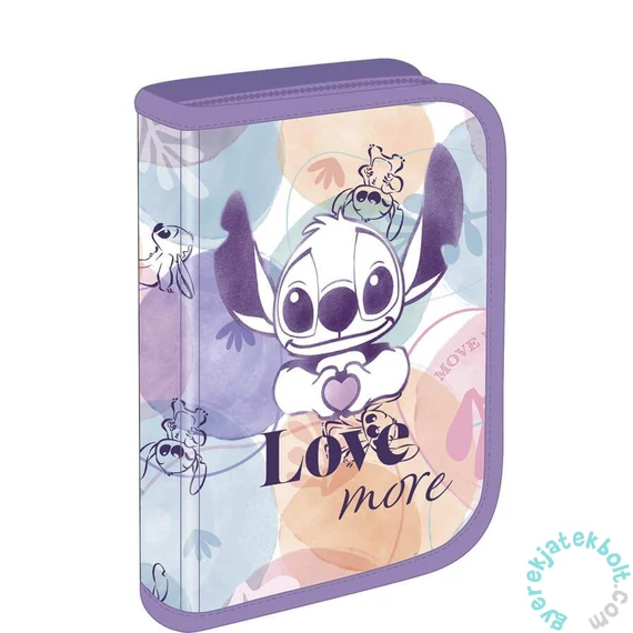 Coolpack - Clipper kihajtható tolltartó - Disney Fashion - Stitch - Love more (F076885)