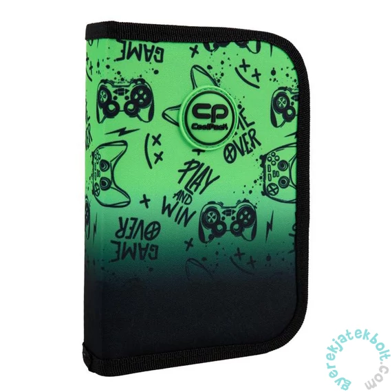 Coolpack - Clipper kihajtható tolltartó - Gradient Green - Game Over (F076969)