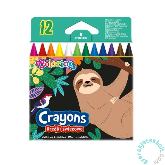 Colorino 12 színű zsírkréta - Lajháros (22020PTR)