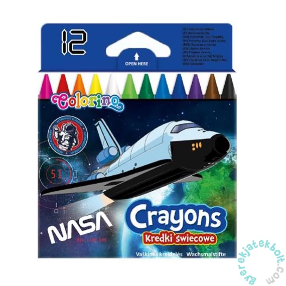 Colorino 12 színű zsírkréta - NASA