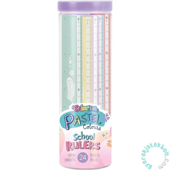 Coolpack - Colorino 20 cm-es vonalzó - ötféle - Pastel (82923PTR)