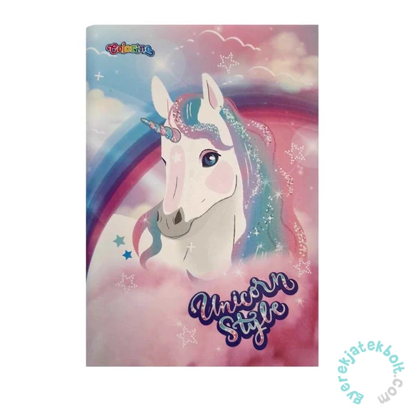 Coolpack - Colorino 32 lapos A/5 jegyzetfüzet - vonalas - Unicorn (53345PTR)
