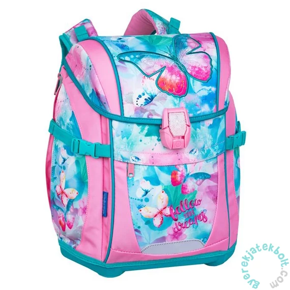 Coolpack - Colorino Ferbie KAPCSOS ergonomikus iskolatáska, hátizsák - 1 rekeszes - Pillangós (F111654)