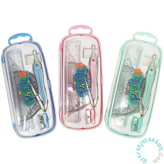 Coolpack - Colorino 8 db-os geometriai készlet - háromféle - Pastel (13360PTR)