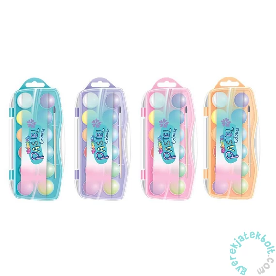 Coolpack - Colorino 12 színű vízfesték készlet - Pastel (85443PTR)