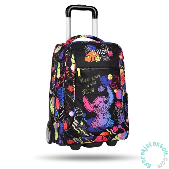 Coolpack - Compact gurulós iskolatáska, hátizsák - Disney Fashion - Stitch - Black (F086886)