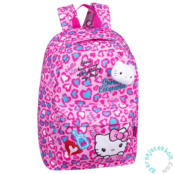 Coolpack - Cross iskolatáska, hátizsák - 1 rekeszes - Hello Kitty - Sweet Leopard (F026035)