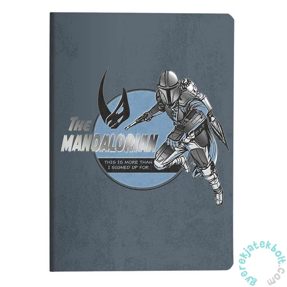 Coolpack - Disney - Mandalorian 60 lapos A/5 jegyzetfüzet - vonalas - háromféle (60732PTR)