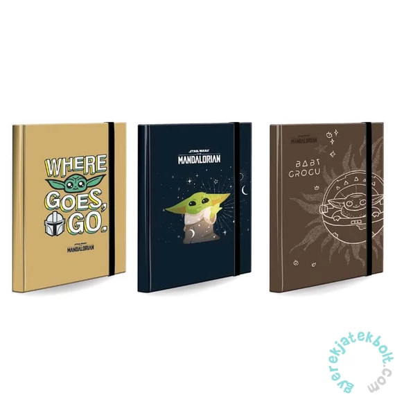 Coolpack - Disney - Mandalorian A/4 kemény fedeles gumis mappa (55813PTR)
