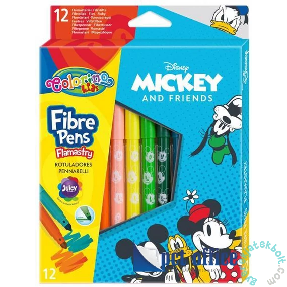 Coolpack - Disney - Mickey Mouse filctoll készlet - 12 db-os (89939PTR)