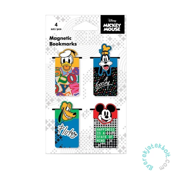 Coolpack - Disney - Mickey Mouse mágneses könyvjelző - 4 db-os (16463PTR)