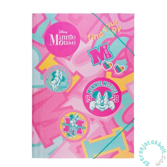 Coolpack - Disney - Minnie Mouse A/3 műanyag gumis mappa (79451PTR)