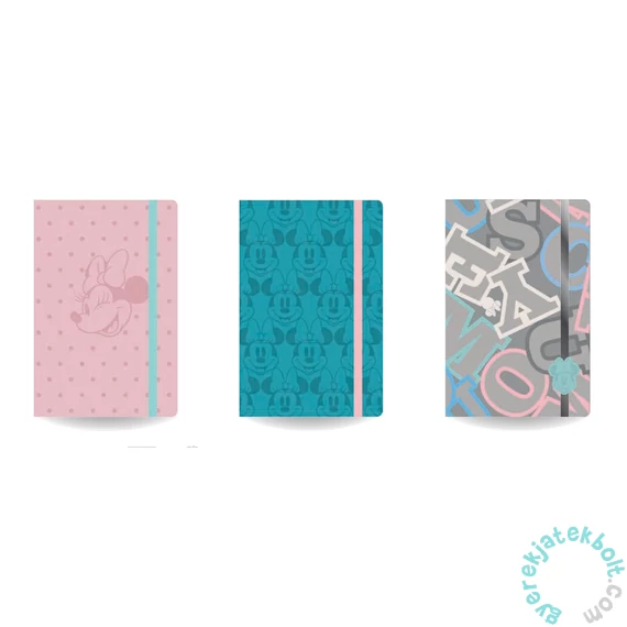 Coolpack - Disney - Minnie Mouse A/5 gumis napló - háromféle (16227PTR)