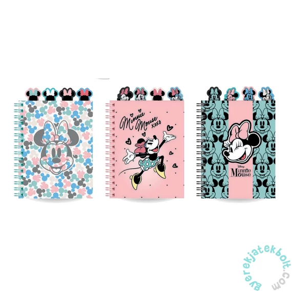 Coolpack - Disney - Minnie Mouse A/5 spirálos notesz - háromféle (16166PTR)