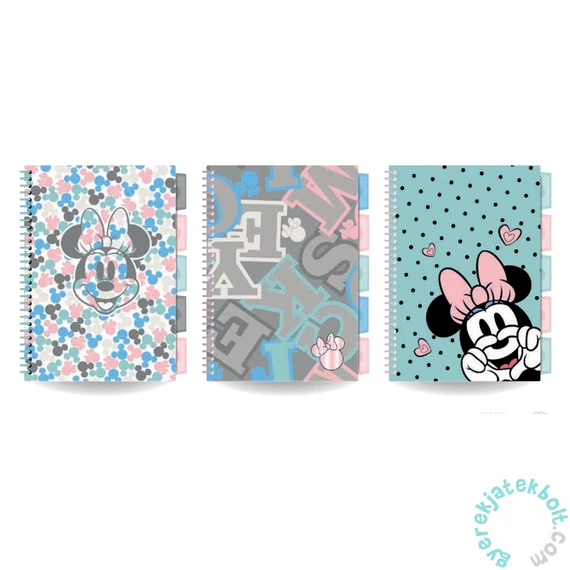 Coolpack - Disney - Minnie Mouse B/5 spirálos notesz - háromféle (16104PTR)