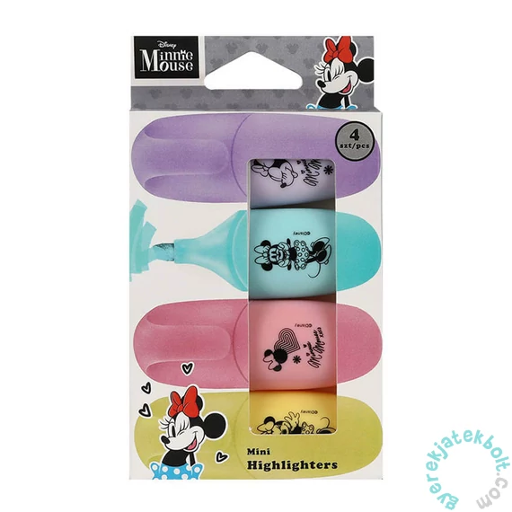 Coolpack - Disney - Minnie Mouse mini szövegkiemelő - 4 db-os (16418PTR)