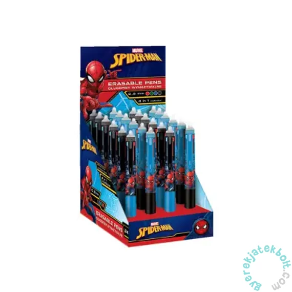 Coolpack - Disney - Spiderman négyszínű radírozható golyós toll - kétféle (81072PTR)