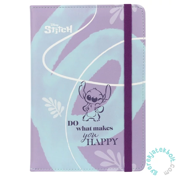Coolpack - Disney - Stitch 80 lapos A/5 jegyzetfüzet - Do what makes you happy - vonalas (75057PTR)