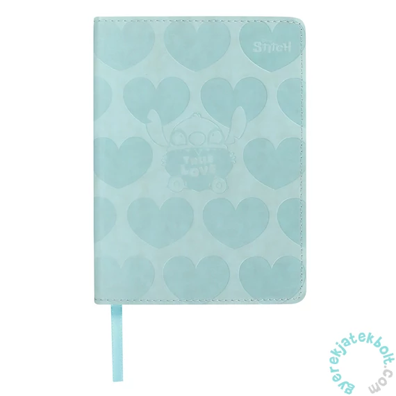 Coolpack - Disney - Stitch 80 lapos B/6 jegyzetfüzet - True love - kockás (75101PTR)