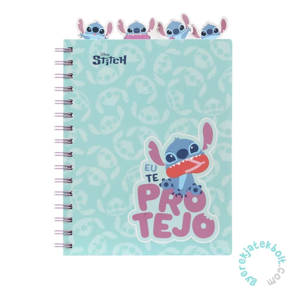 Coolpack - Disney - Stitch A/5 spirálfüzet - Pro tejo - kockás (75088PTR)