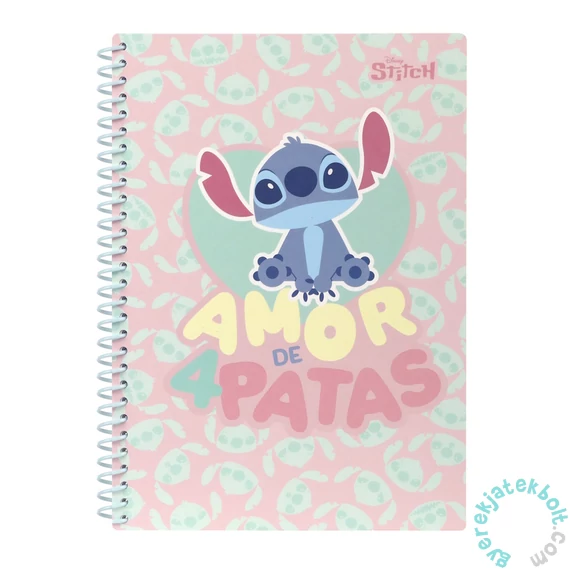 Coolpack - Disney - Stitch B/5 spirálfüzet - Amor de 4patas (75019PTR)